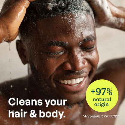 Super leaves Szampon i żel pod prysznic 2 w 1 odżywczy i energetyzujący dla mężczyzn 473 ml