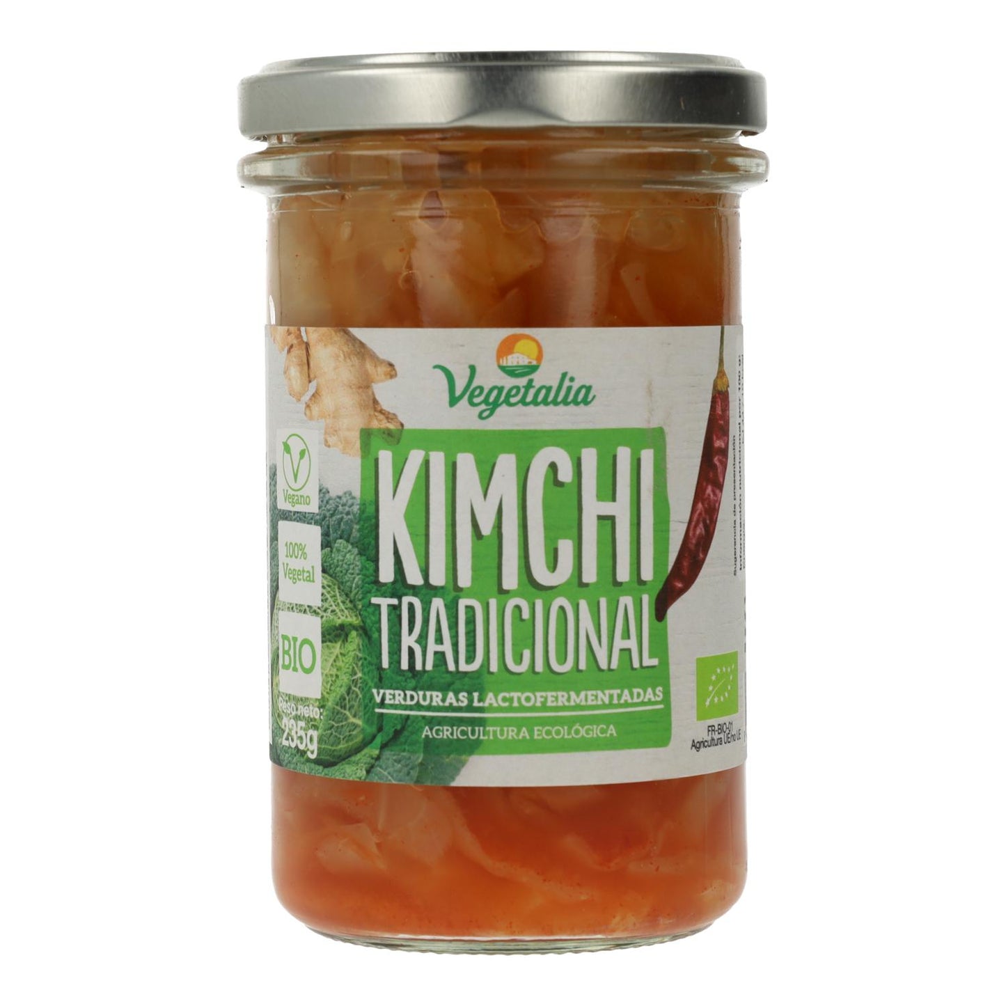 Milchsäuregäriges traditionelles Kimchi Bio Vegetalia 235 g