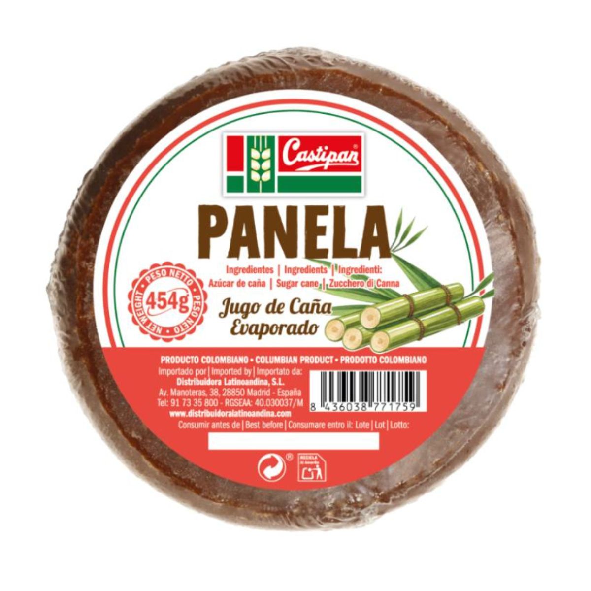 Castipan Whole Panela 454 g