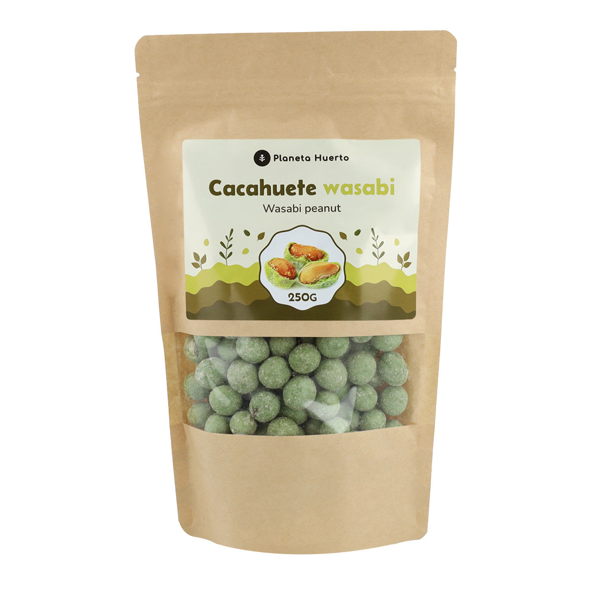 Aardnoot met wasabi Planeta Huerto 250g