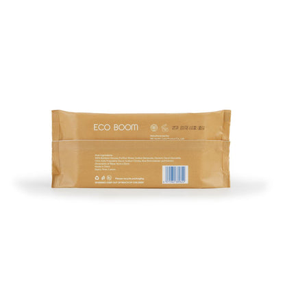 Biodegradable bambuwipes Ecoboom 60 st