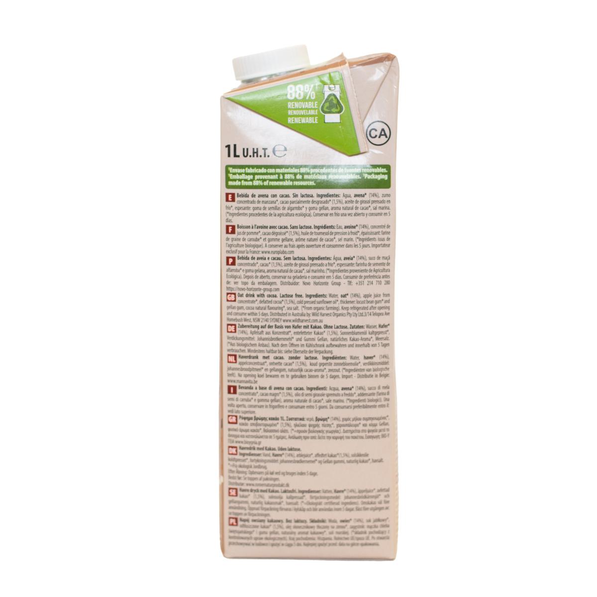 Zestaw 6 x Napój owsiany Choco NaturGreen 1 l