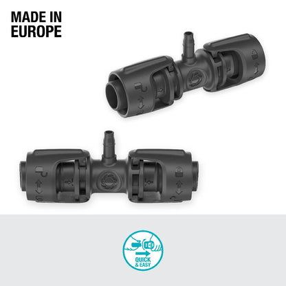 T-verbinding 13 mm (1/2") - 4,6 mm (3/16") x5 Microdripsystem Gardena