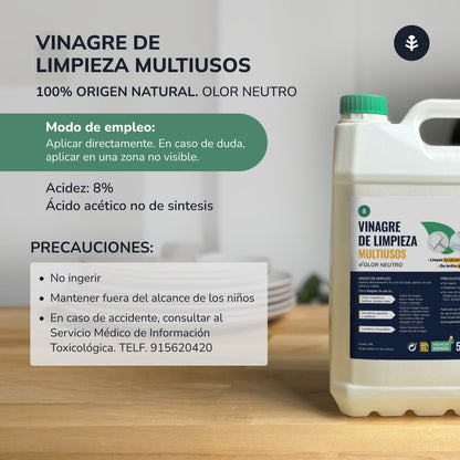 Vinaigre blanc de nettoyage 5L Planeta Huerto