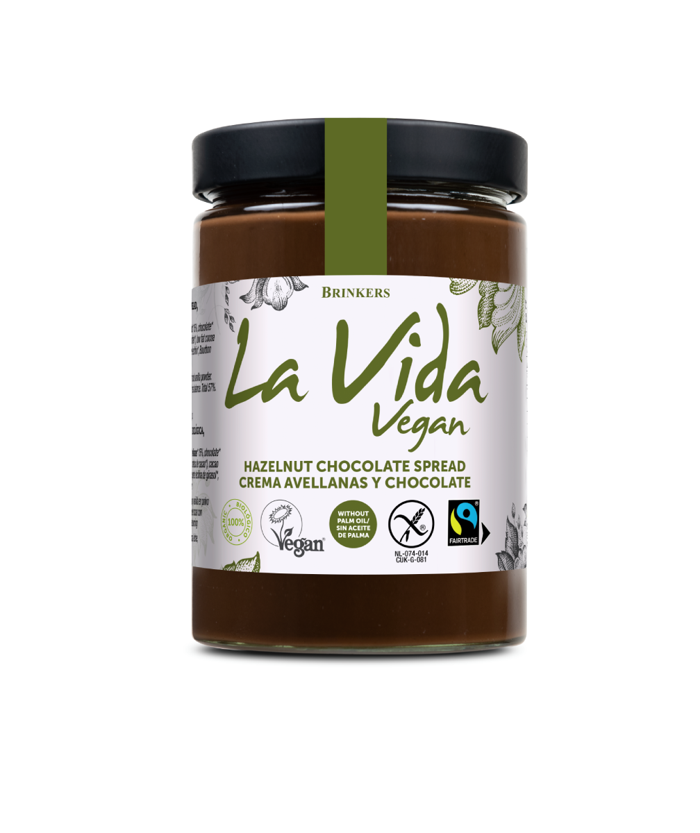 Crema al cioccolato e nocciole vegana senza glutine La Vida Vegan 600 g
