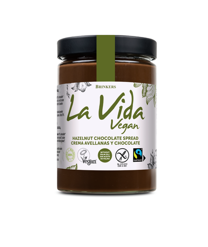 Crema al cioccolato e nocciole vegana senza glutine La Vida Vegan 600 g