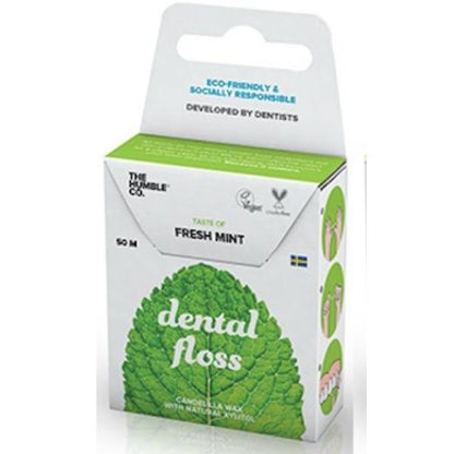 Filo interdentale al gusto di menta The Humble Co