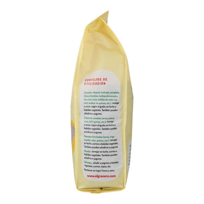 El Granero Puffed Brown Rice with Agave and Cocoa, 300 g