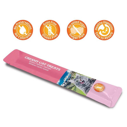 Creamy Cat Treats Cremiger Lachs-Snack Arquivet 5x14 g