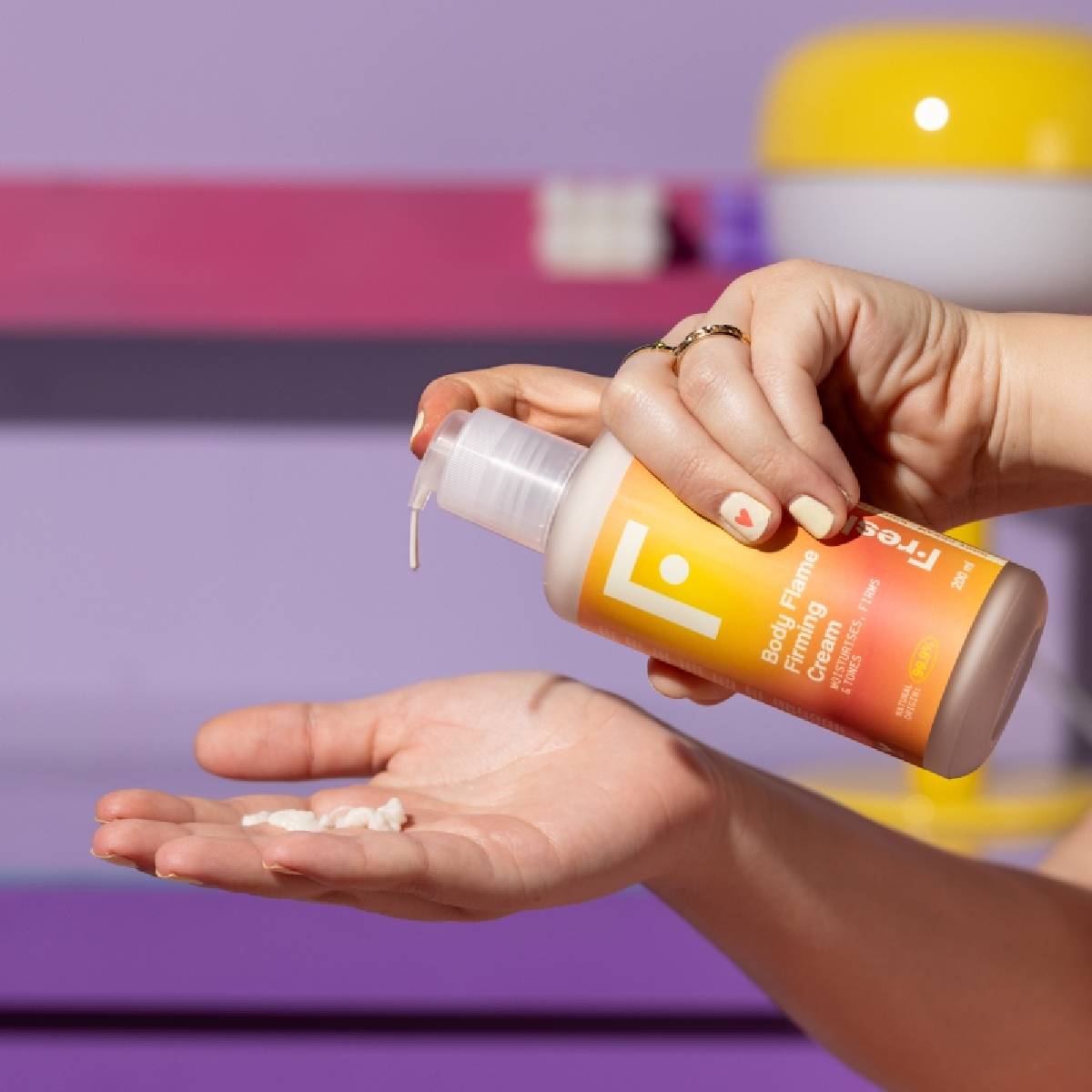 2x Body Flame Freshly verstevigende crème 200 ml