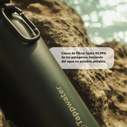 Bouteille avec filtre purificateur BottlePro Adventure TappWater 740 ml