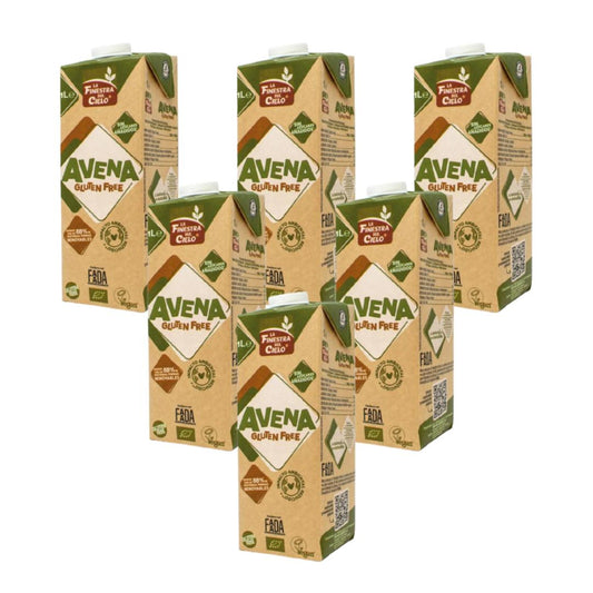 Pack 6 x Bebida de Avena sin Gluten La Finestra Sul Cielo 1 L