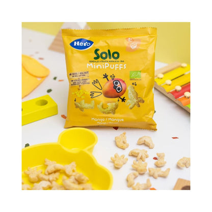 7er-Pack Bio-Mango-Snacks 18 g – Hero Solo